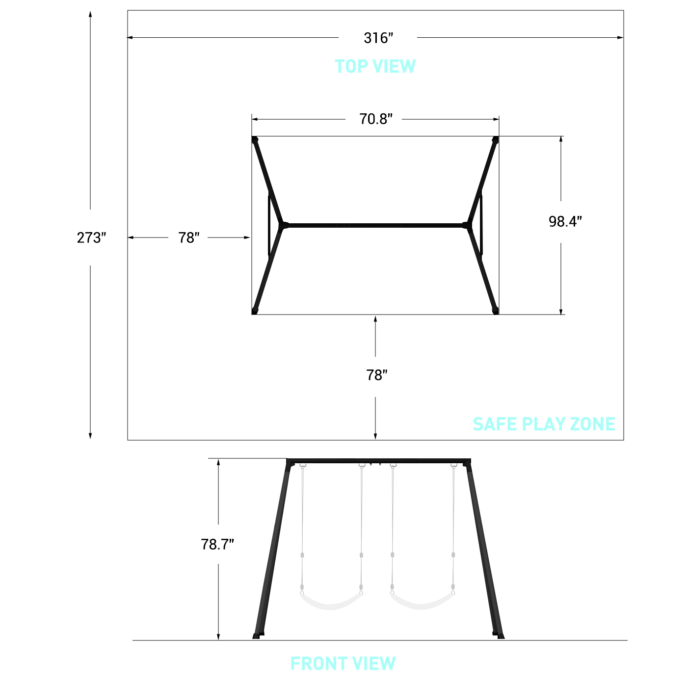 The Twin Swing Frame