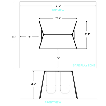 The Twin Swing Frame